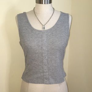 Gray tank top